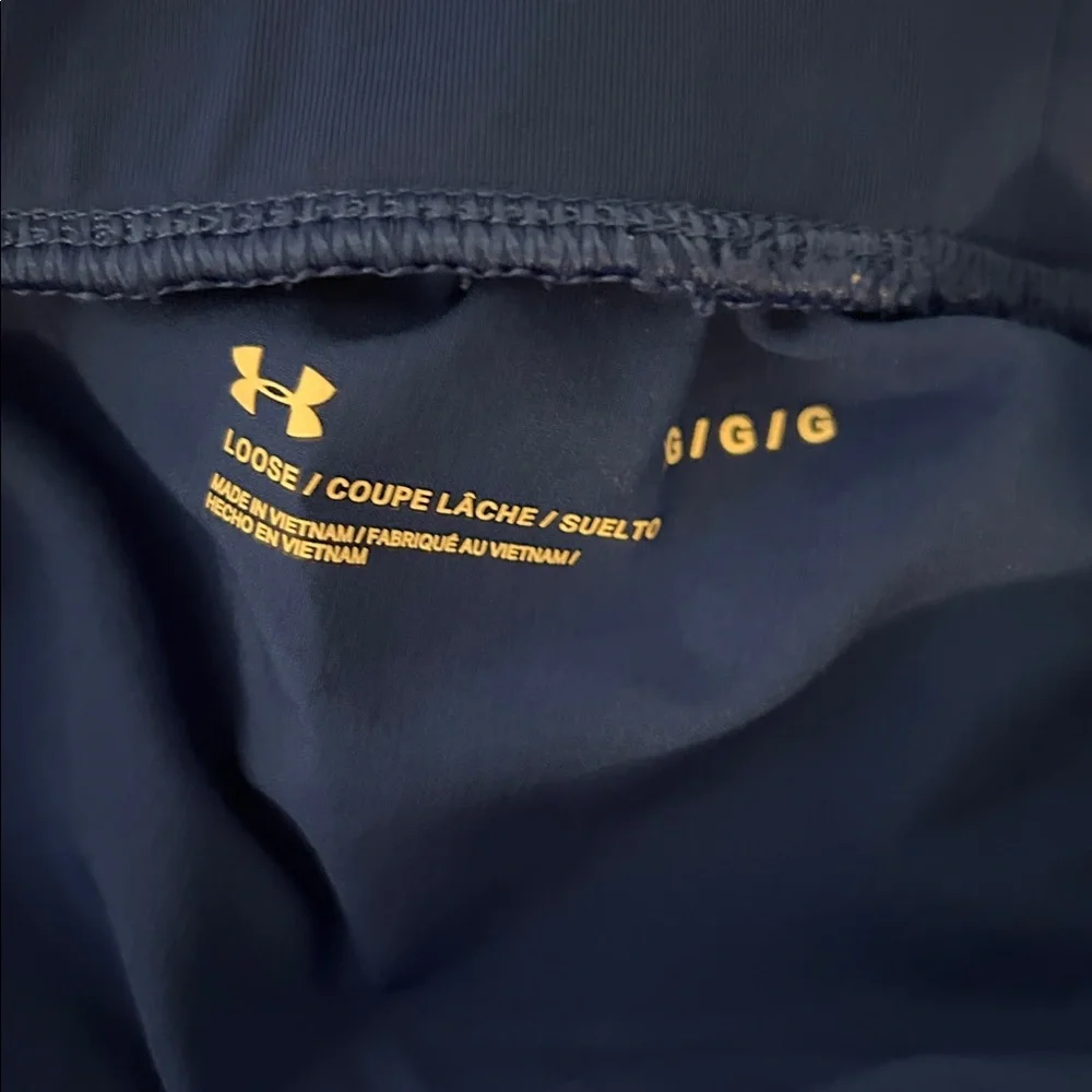 Lot of 3 pair Under Armour shorts.
Navy/Maroon/Blue
Like new condition.No flaws - Picture 7 of 7